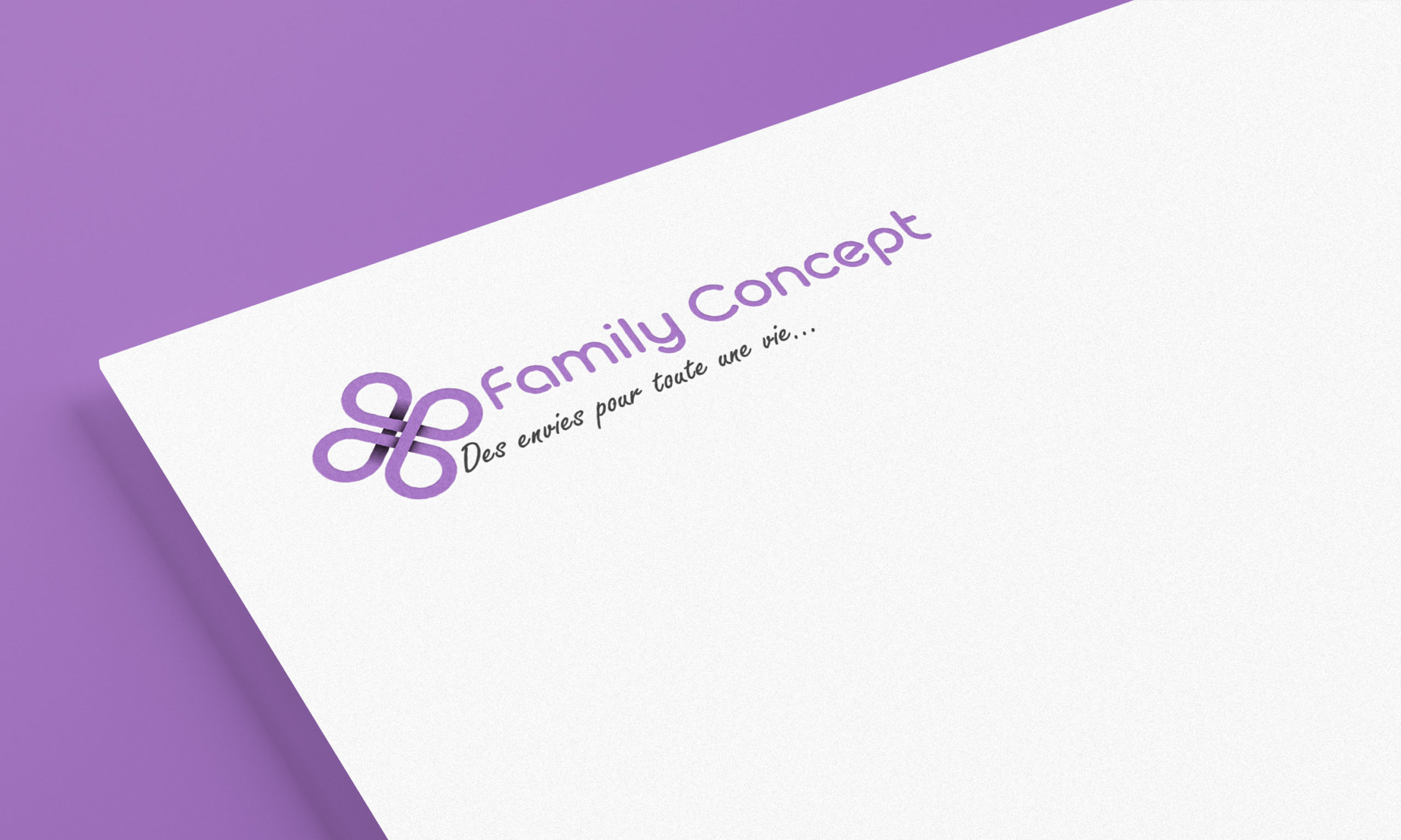 Logotype Family Concept, magasin de puériculture