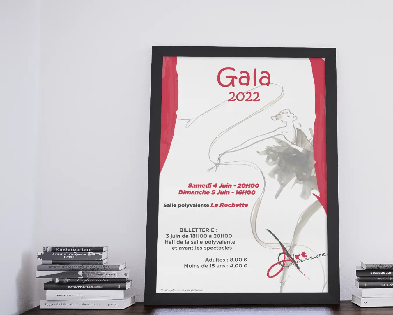 Affiche gala sur mesure